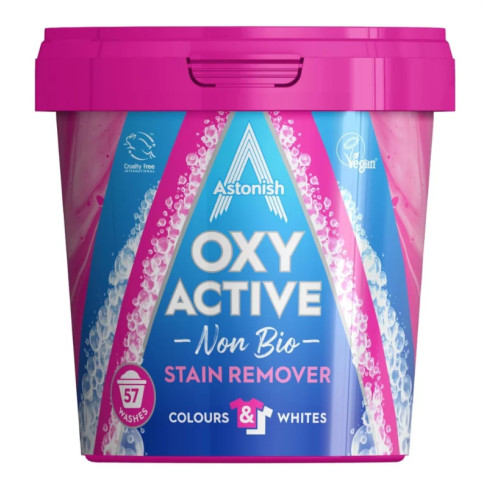 Кисневий засіб для видалення складних плям Astonish Oxy Active, 1,25 кг